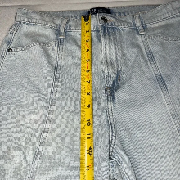 GAP Denim High Rise Wide Leg Jeans - size 12 - Picture 6 of 7